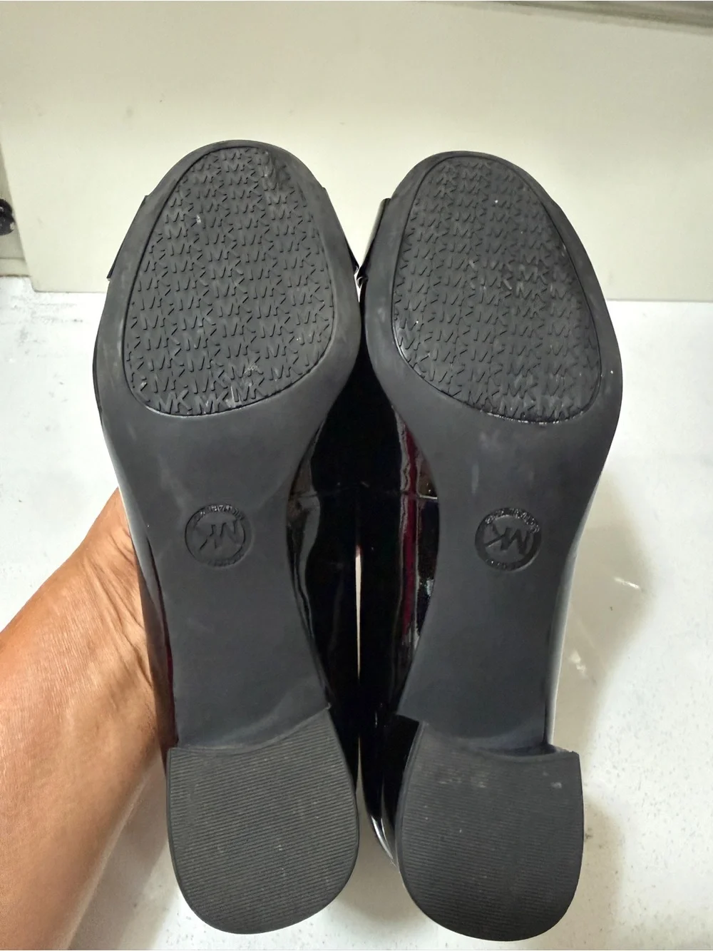 Michael Kors Black Patent Leather Ballet Flats